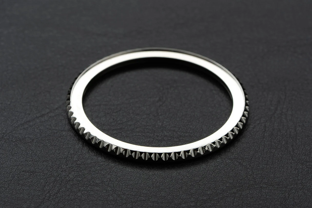 42mm Classic thin profile Silver Bezel (60 clicks) - for DWC divers, Seiko SKX and 5KX/SRPD