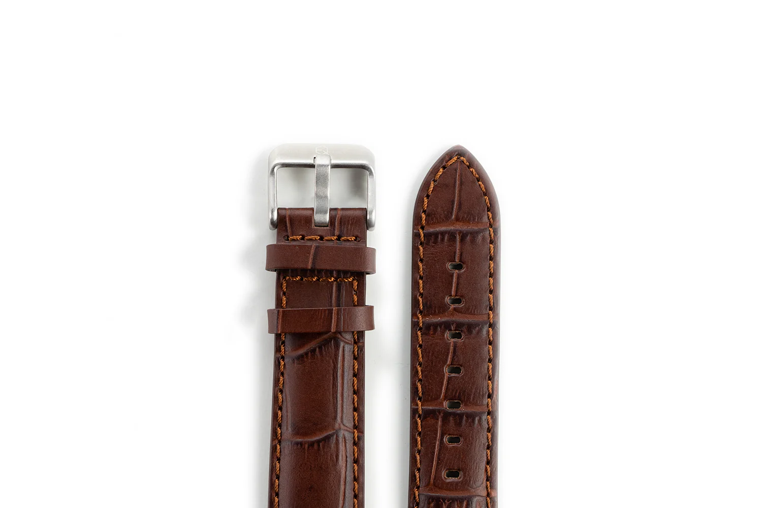 EONIQ Faux Alligator Straps -- Brown - Image 3