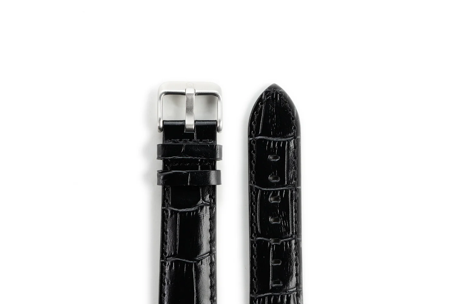 EONIQ Faux Alligator Straps -- Onyx Black - Image 3