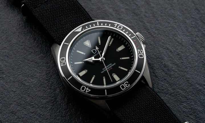 39.4mm Stainless Steel Diver Bezel Insert - Type A Black - Image 2