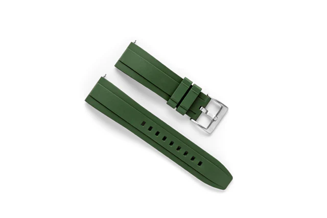DIY Watch Club FKM Rubber Watch Band - Green