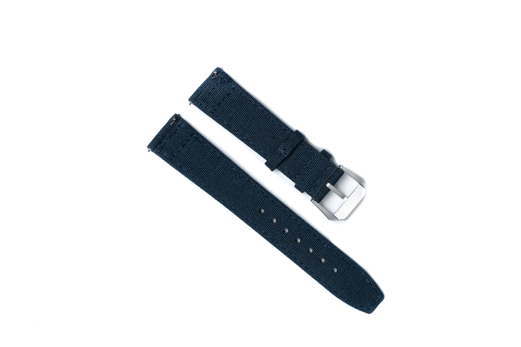 DIY WATCH CLUB Nylon Fabric Strap -- Dark Denim - Image 2