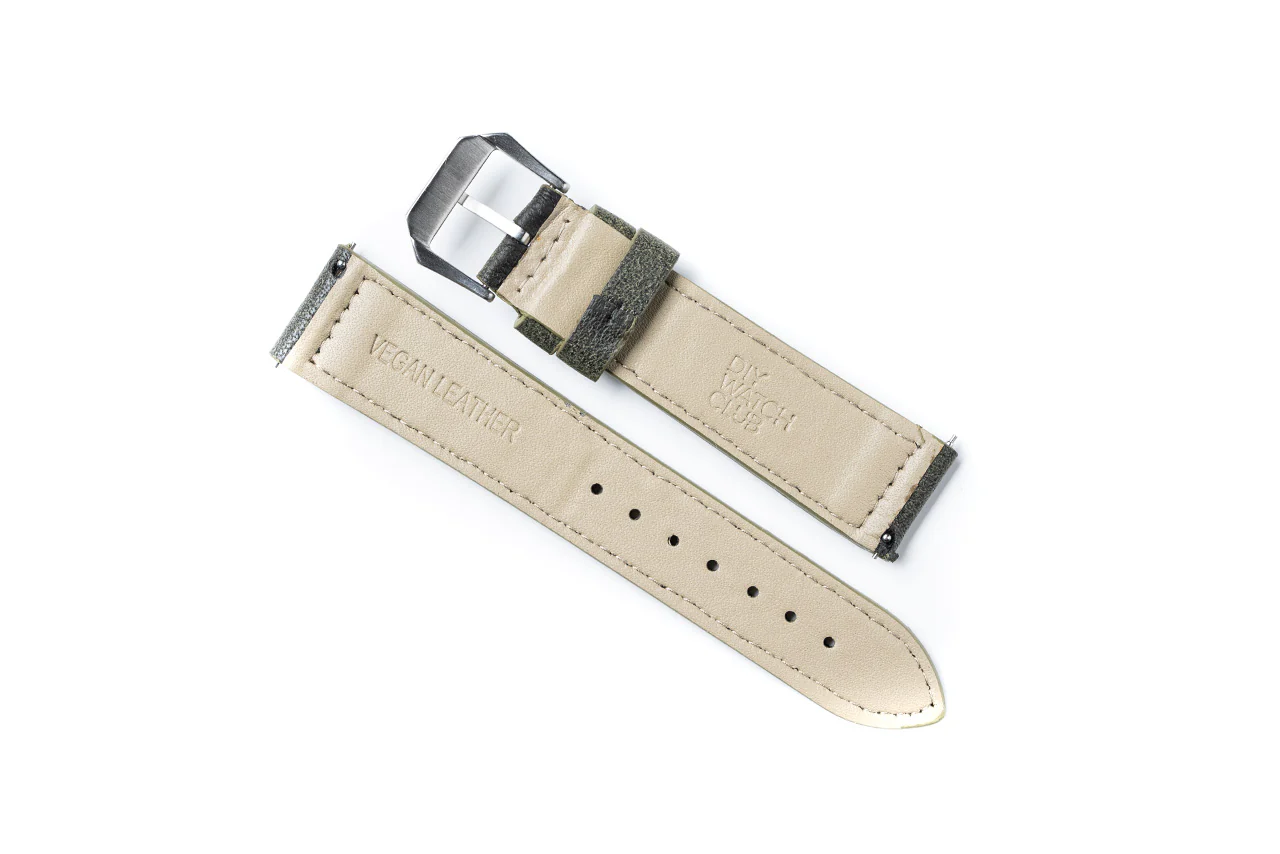 DIY WATCH CLUB Vegan Leather Strap -- Green - Image 2