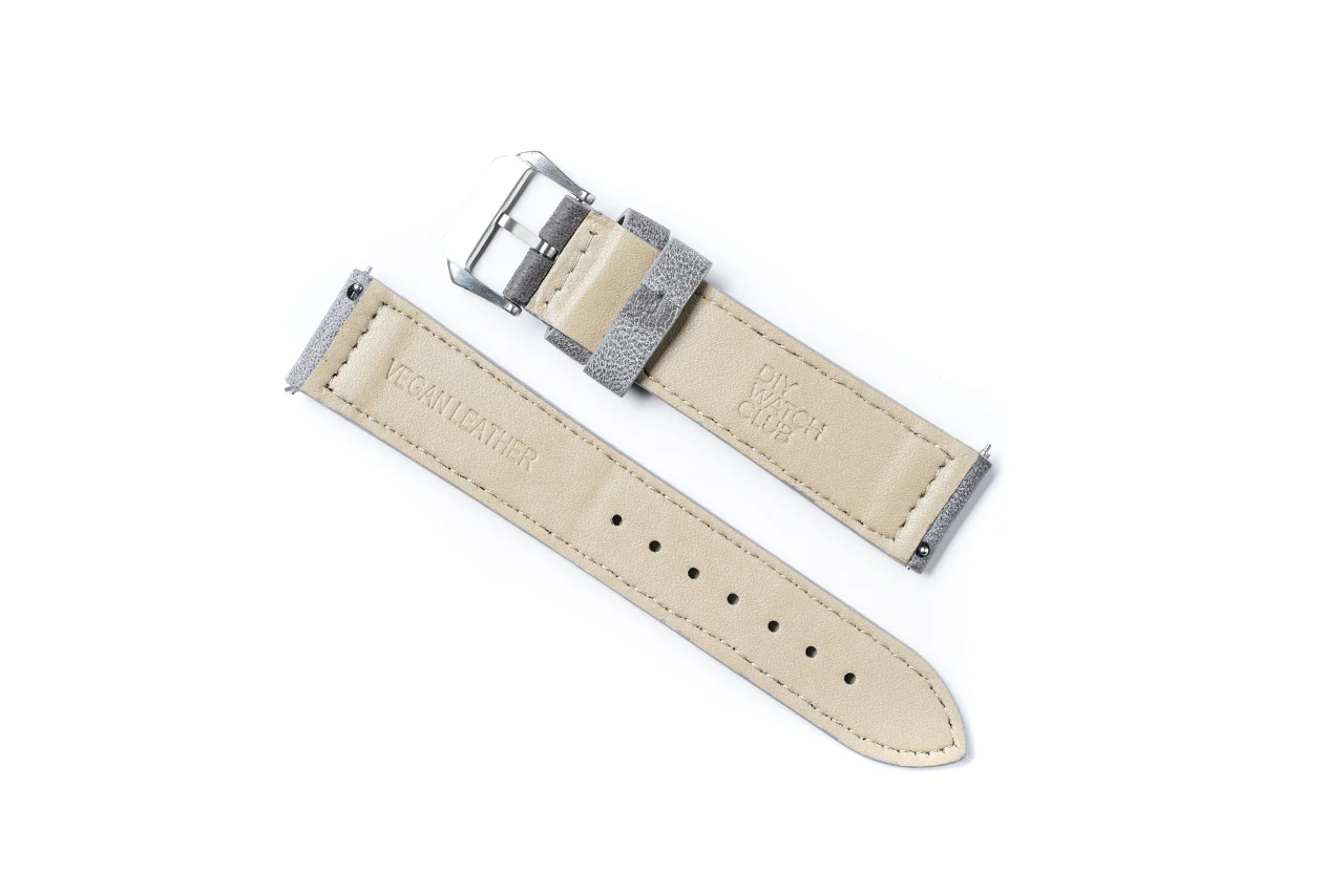 DIY WATCH CLUB Vegan Leather Strap -- Grey - Image 2