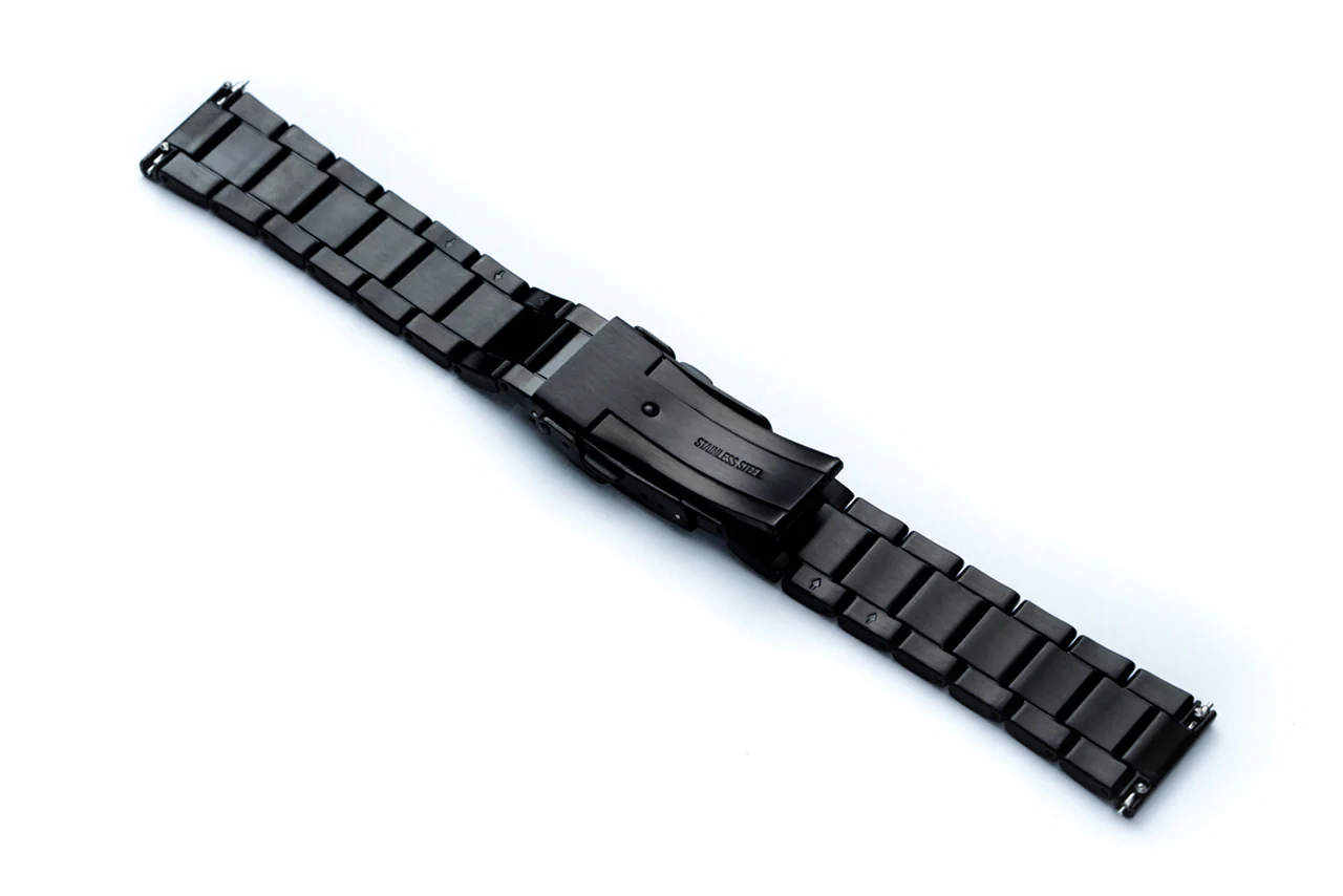 EONIQ Brushed Black Stainless Steel Bracelet - Without Endlink - Image 2