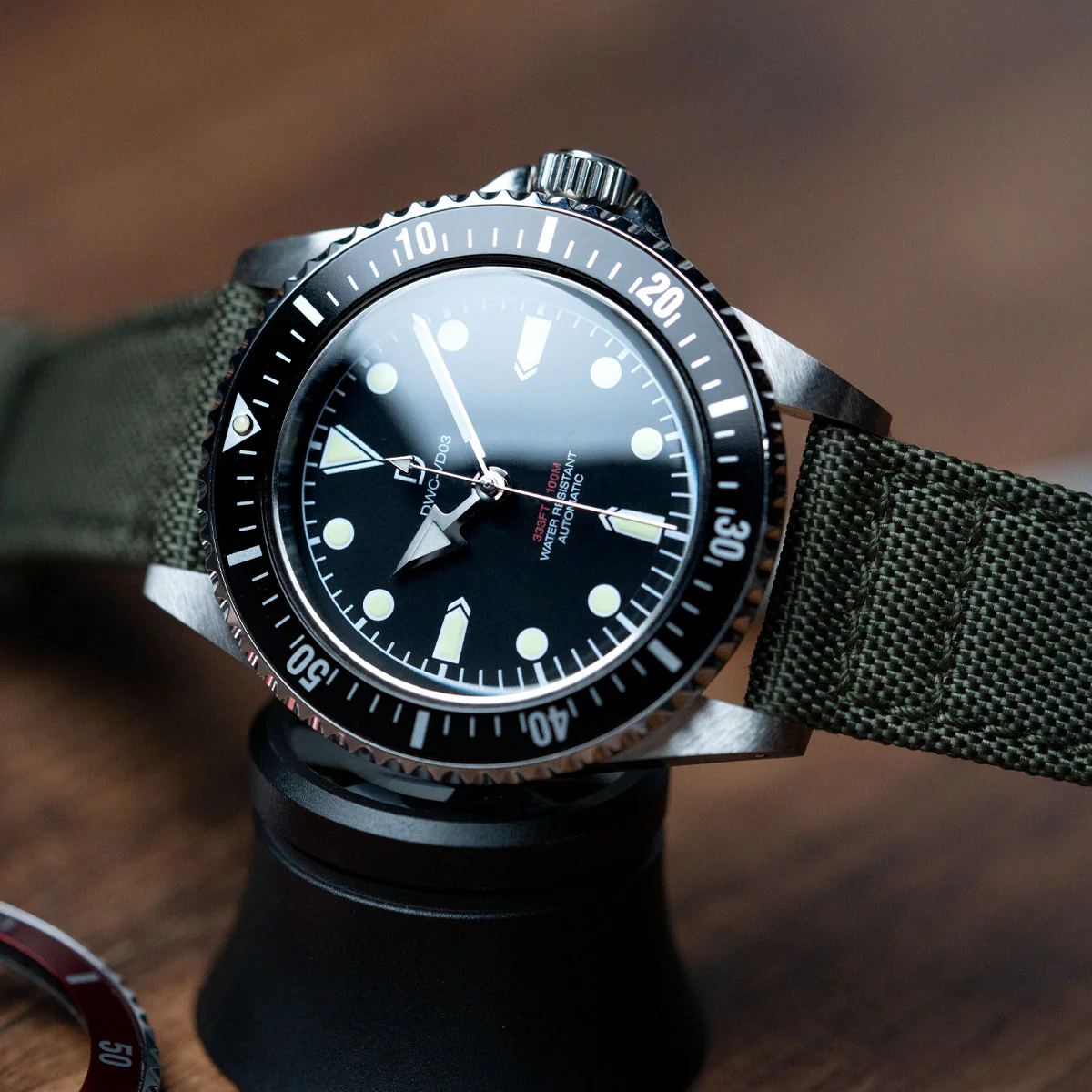 [Modding Combo] DIY Kit Bundle | 40mm Vintage Diver With 2 Extra Straps, Bezels and Bezel inserts | Seiko NH35 / NH38 / NH70 - Image 2