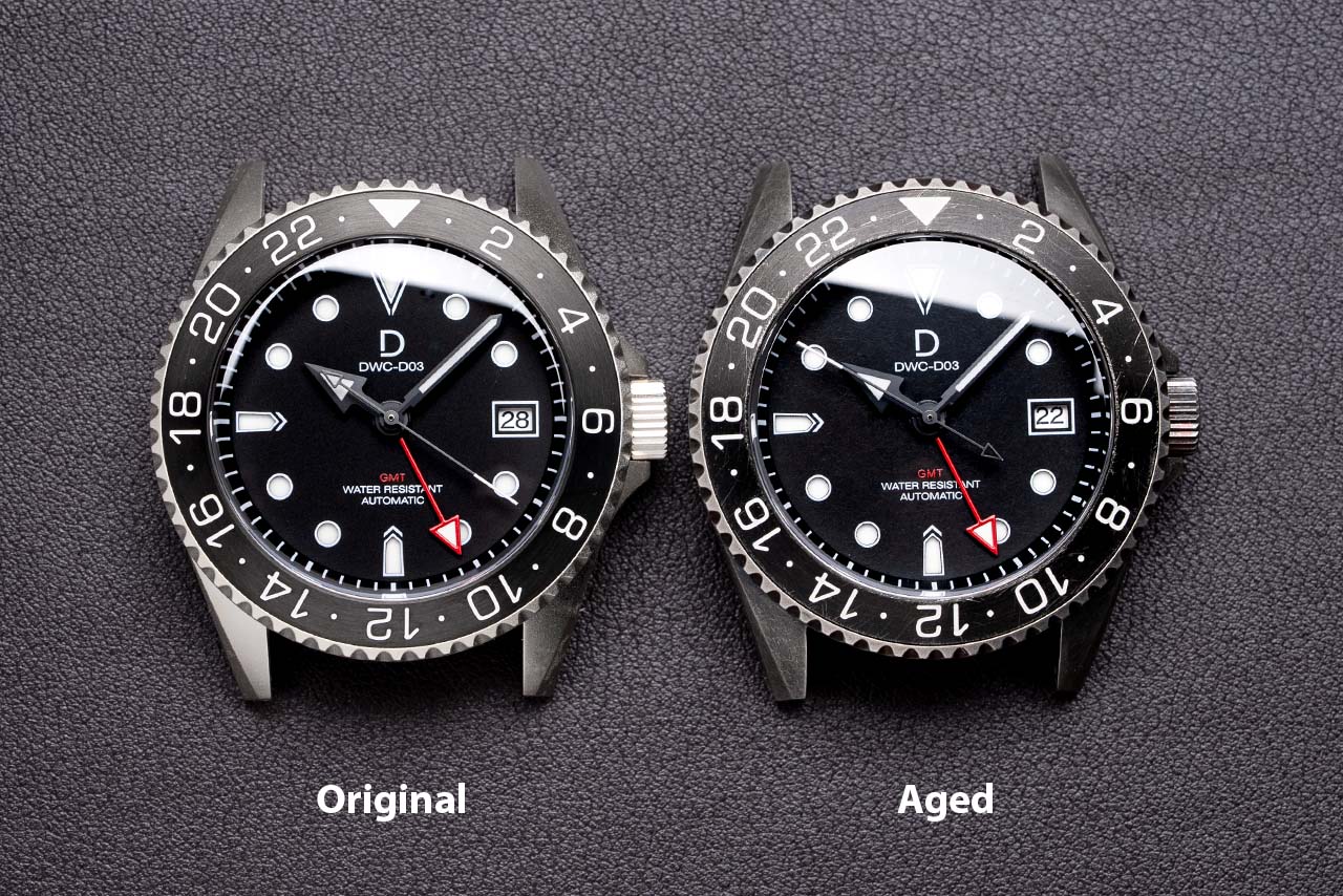 HOT PICK - Plated 925 Silver 42mm GMT Dive Watch | Vintage Diver with Patina | Aging experience | Seiko NH34 - Image 4