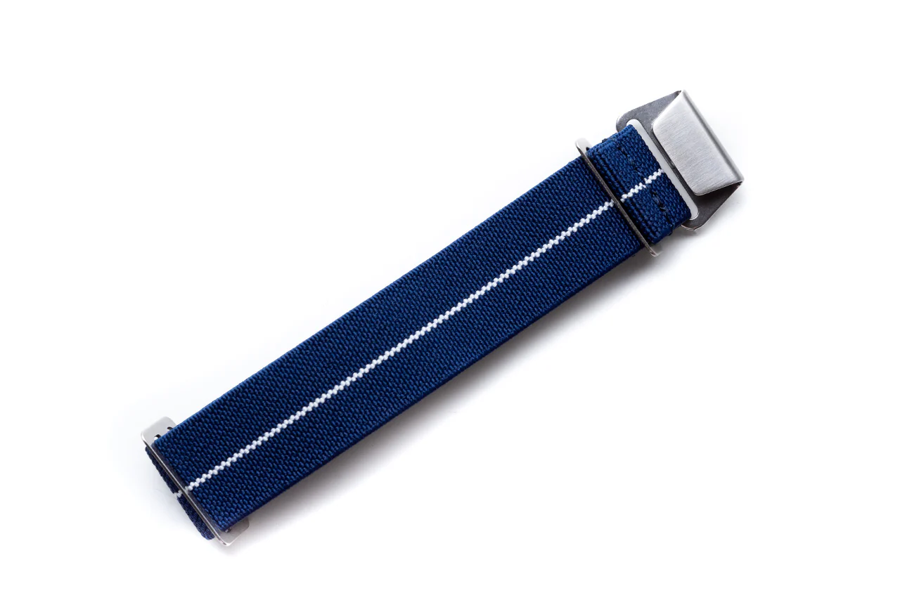 DIY Watch Club Elastic Nylon Strap -- Blue - Image 2