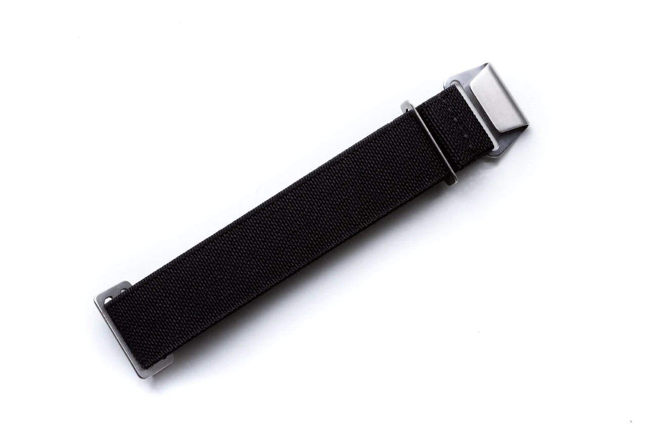 DIY Watch Club Elastic Nylon Strap -- Black - Image 2
