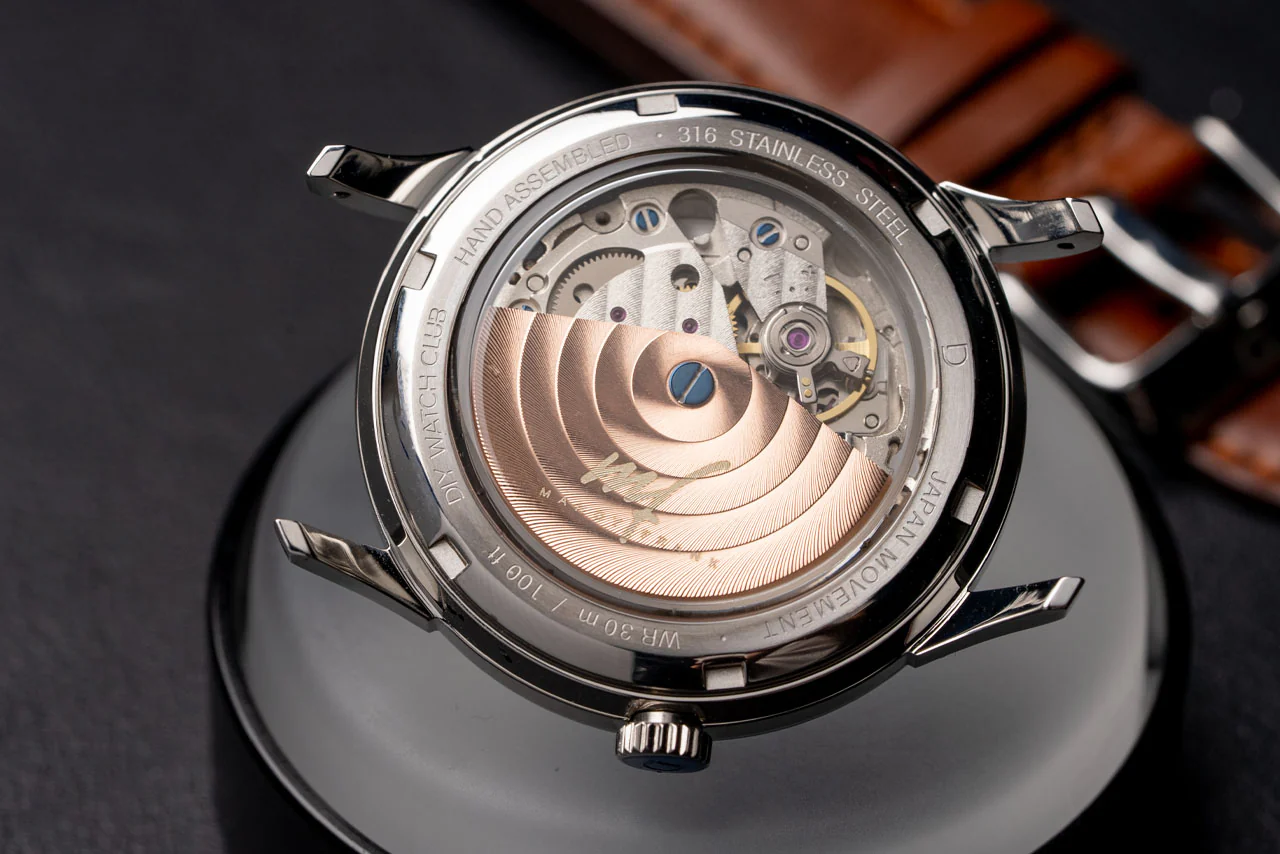 Rose Gold Custom Rotor for 8 series Miyota movement - Image 3