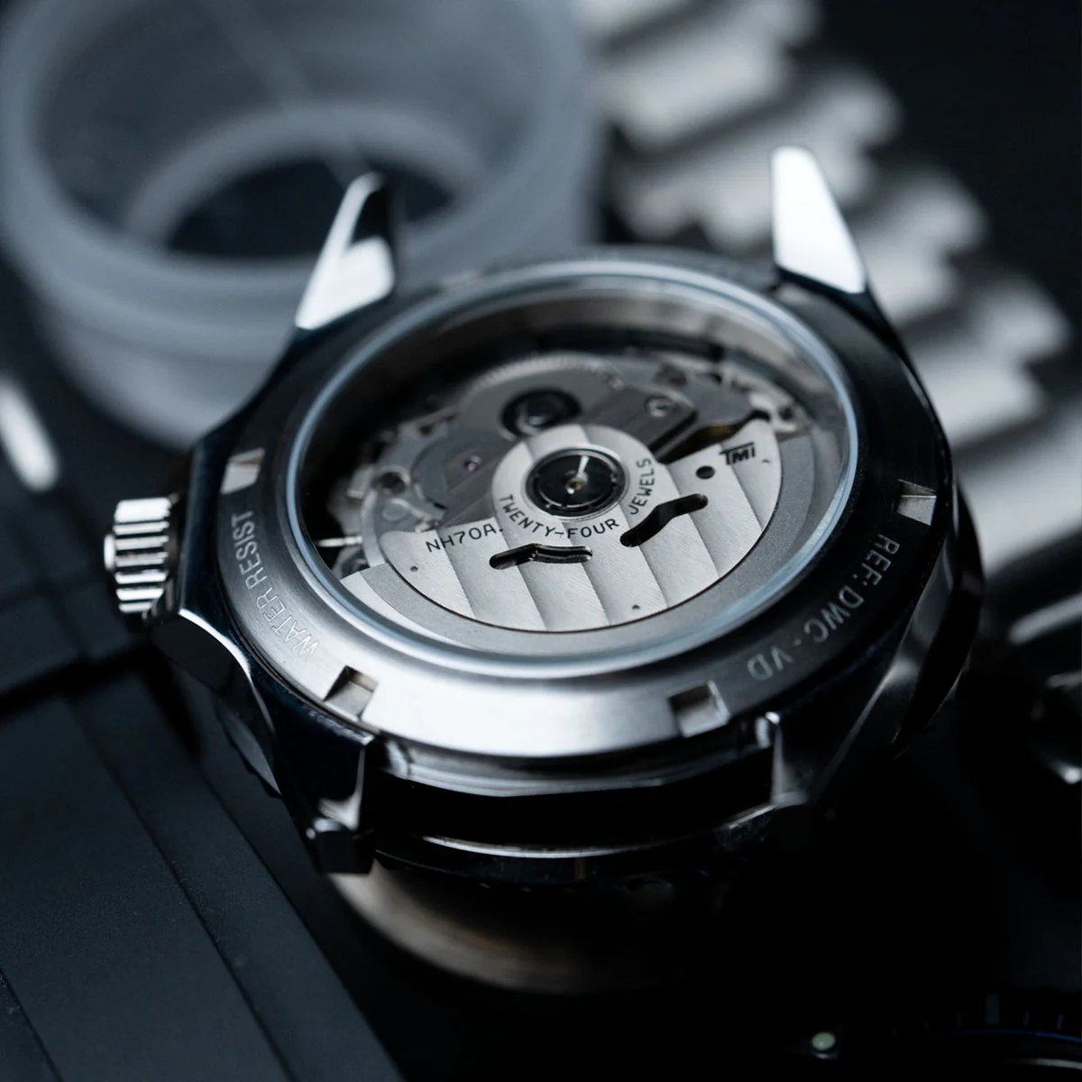 [Starter Bundle] 40mm Diver Kit | 40mm Diver With Sapphire Crystal - Second Hand Setting Assisting Tool and extra strap, bezel & insert | Seiko NH70 - Image 3